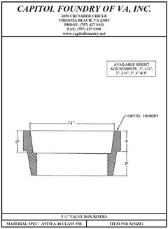 JUNCTON BOXES & MISC. - Capitol Foundry of VA, Inc.