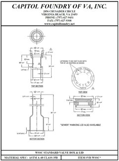 VALVE BOXES & CLEANOUTS - Capitol Foundry of VA, Inc.