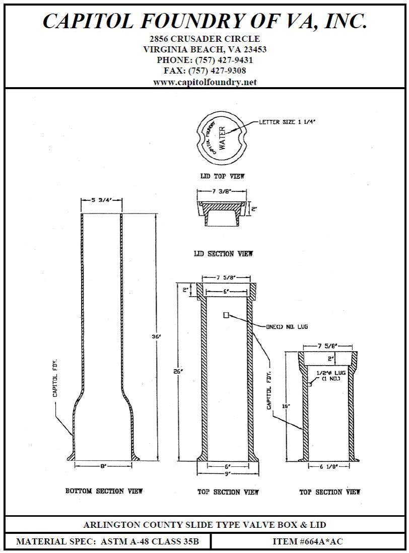 VALVE BOXES & CLEANOUTS - Capitol Foundry of VA, Inc.