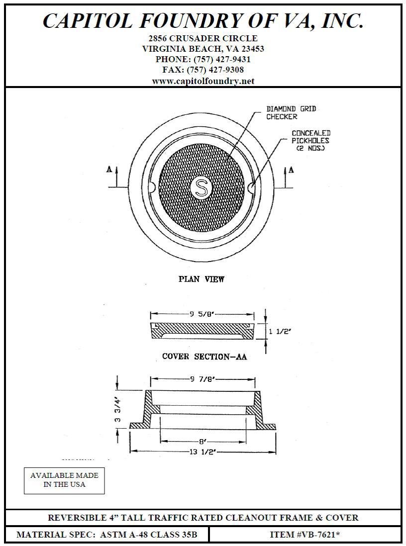 VALVE BOXES & CLEANOUTS - Capitol Foundry of VA, Inc.